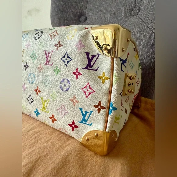 Louis Vuitton x Murakami Multicolor Monogram Speedy 30 Handbag - Picture 8 of 16